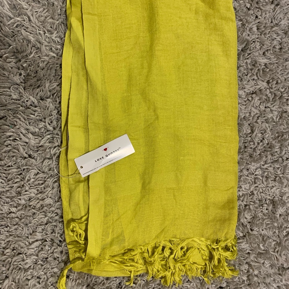 Love Quotes yellow scarf